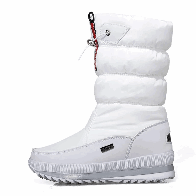 WalkSole - Blanc / 36, Blanc / 36 , Aria Frost - Bottes de Neige Imperméables à Plateforme Pour Femmes