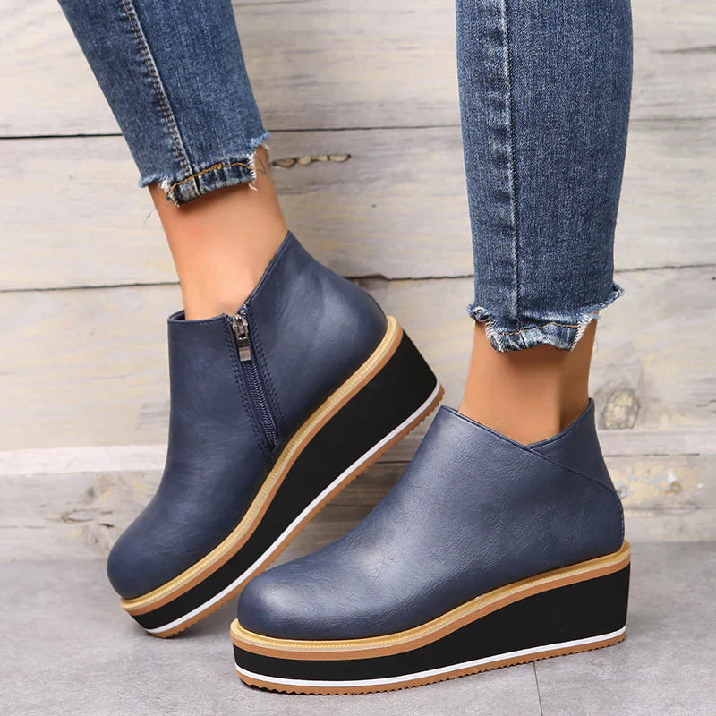 Bottines en cuir - Chics et confortables