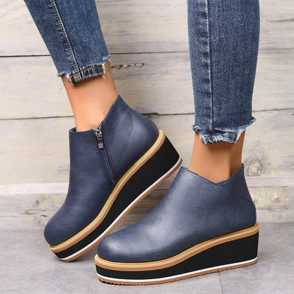 Bottines en cuir - Chics et confortables