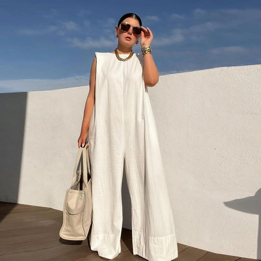 Casual Wide Leg Jumpsuit | Mia