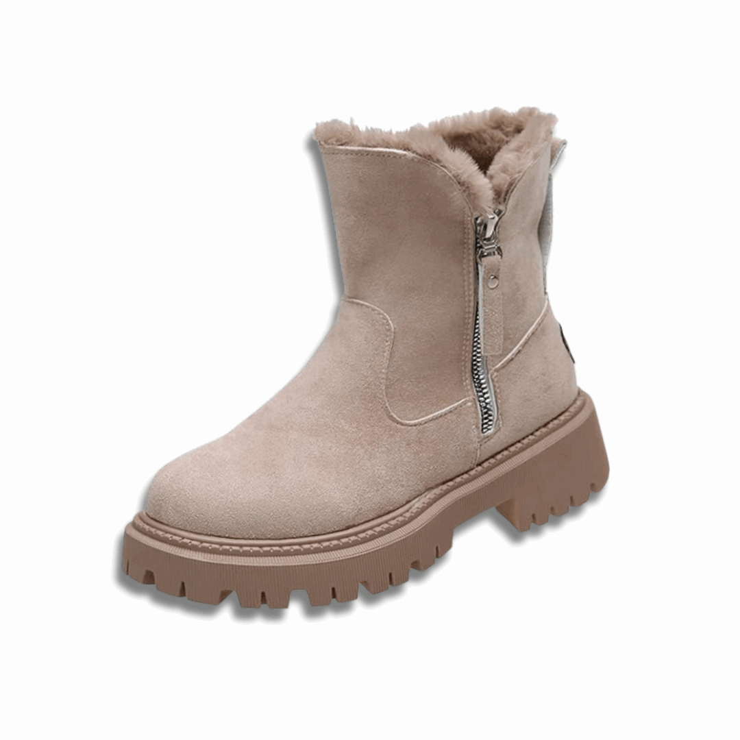 WalkSole - , , Chaleur Suede – Bottillons Féminins Élégants