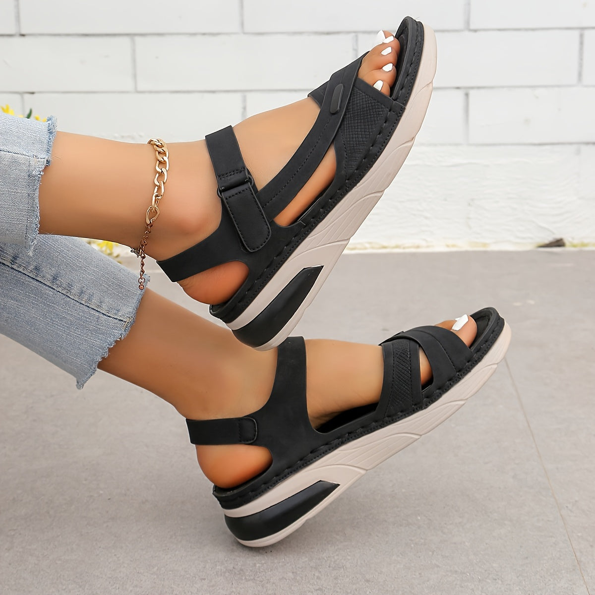 Sandalias de cuña ultraligeras BreezeLift