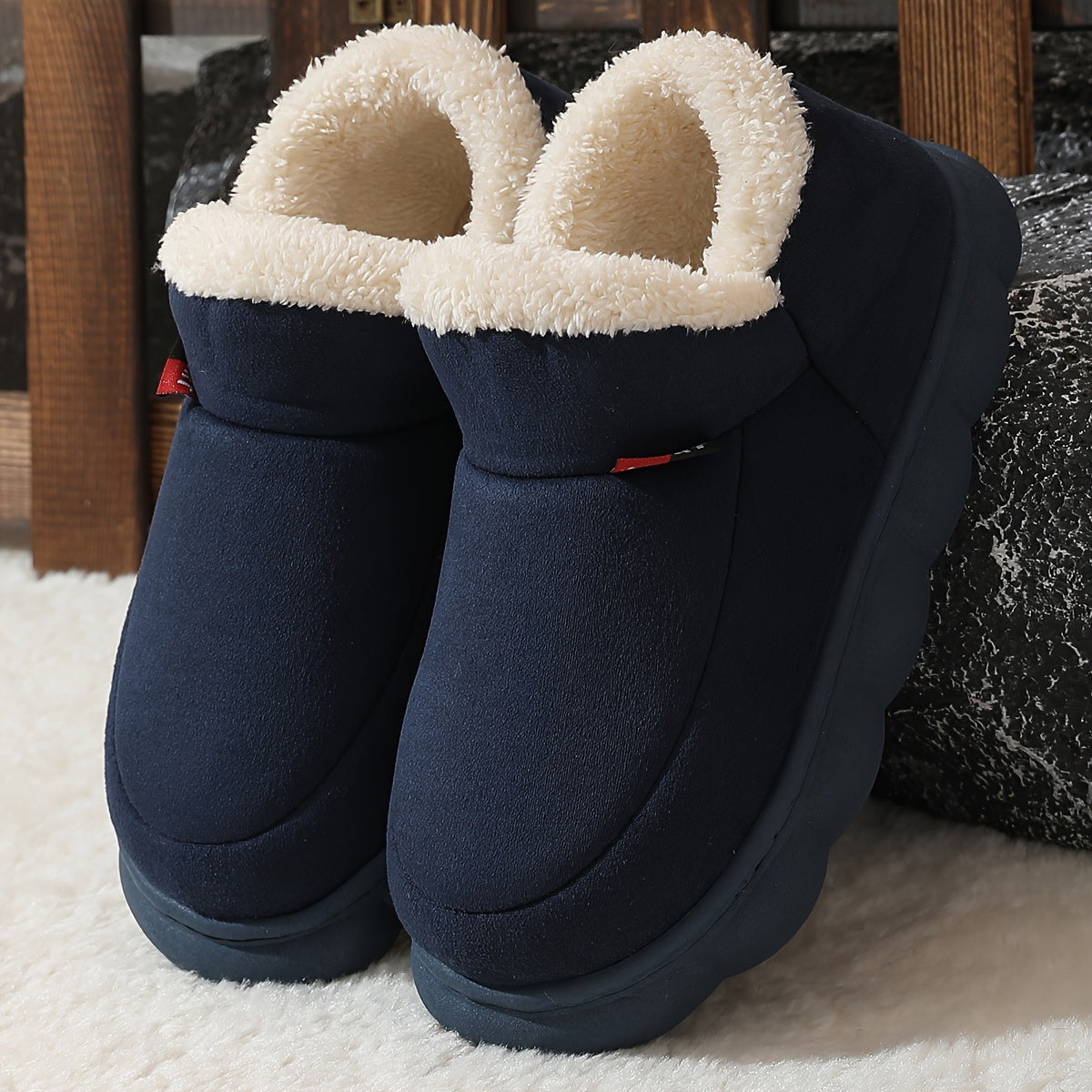 chaussons doux et élégants de maison