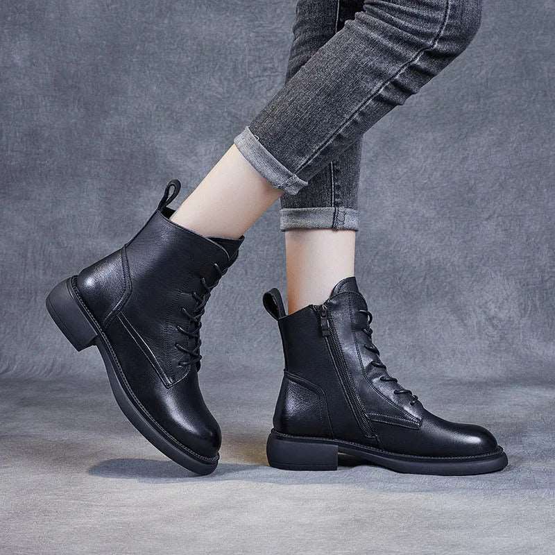 WalkSole - , , Élégance Rétro Féminine - Bottines pour Femmes