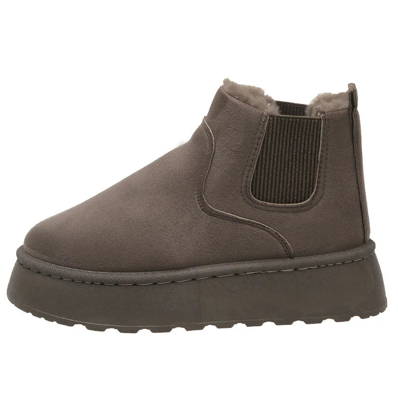 WalkSole - Marron / 39, Marron / 39 , Élégance Hivernale - Bottines pour Femmes.