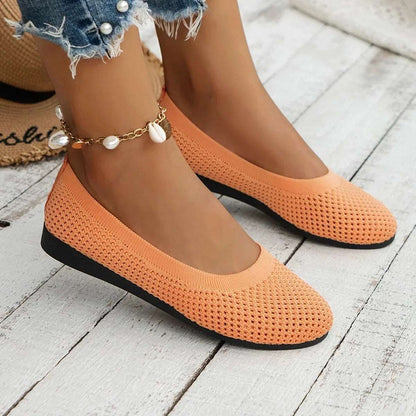 WalkSole - Orange / 36, Orange / 36 , Sole™2024 - Ballerines Orthopédiques Légères et à la Mode