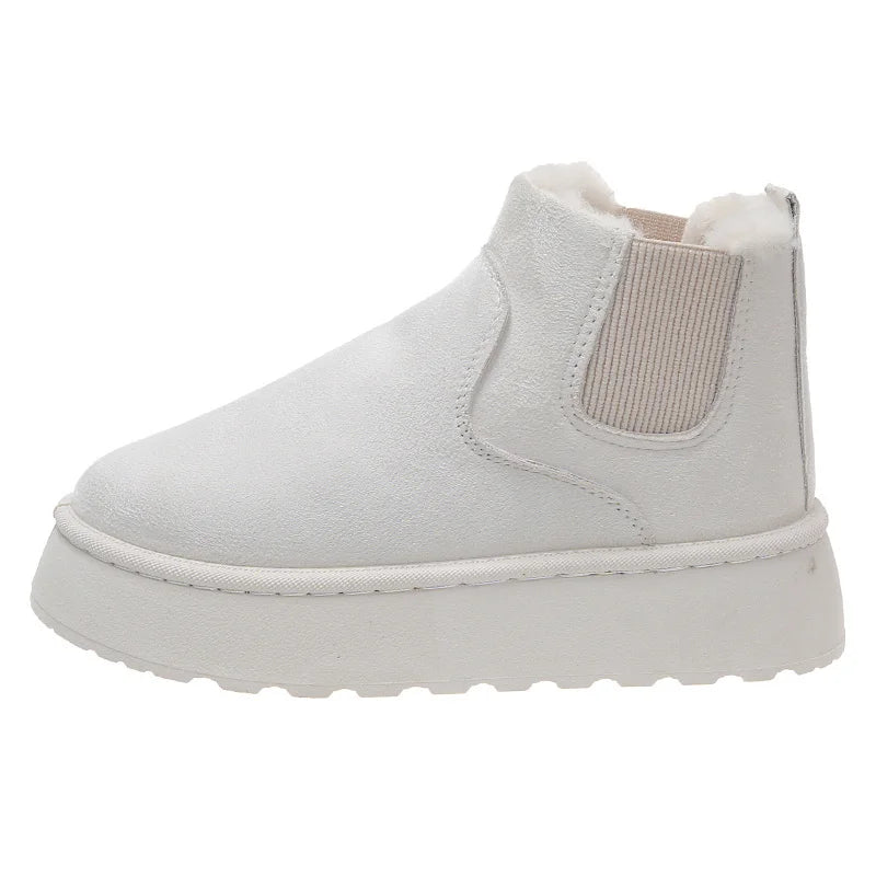 WalkSole - Blanc / 36, Blanc / 36 , Élégance Hivernale - Bottines pour Femmes.