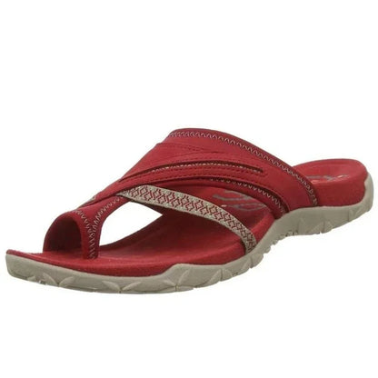 WalkSole - Rouge / 36, Rouge / 36 , Sandales Orthopédiques Céline