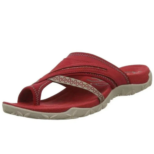 WalkSole - Rouge / 36, Rouge / 36 , Sandales Orthopédiques Céline