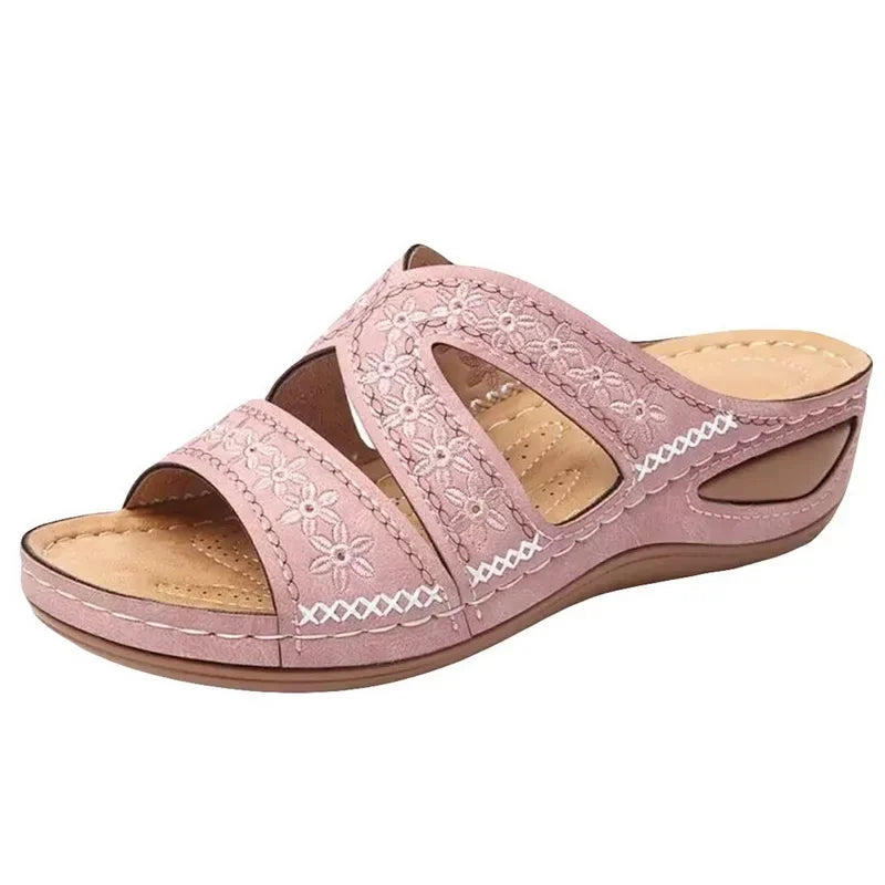 WalkSole - Rose / 39, Rose / 39 , Sandales Isabella: Confort Orthopédique