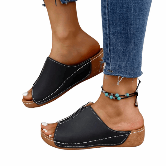 WalkSole - , , Breeze Chic - Sandales Compensées Estivales