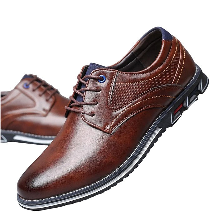 WalkSole - , , Walk™ -Chaussures Homme Polyvalentes et Confortables en Cuir