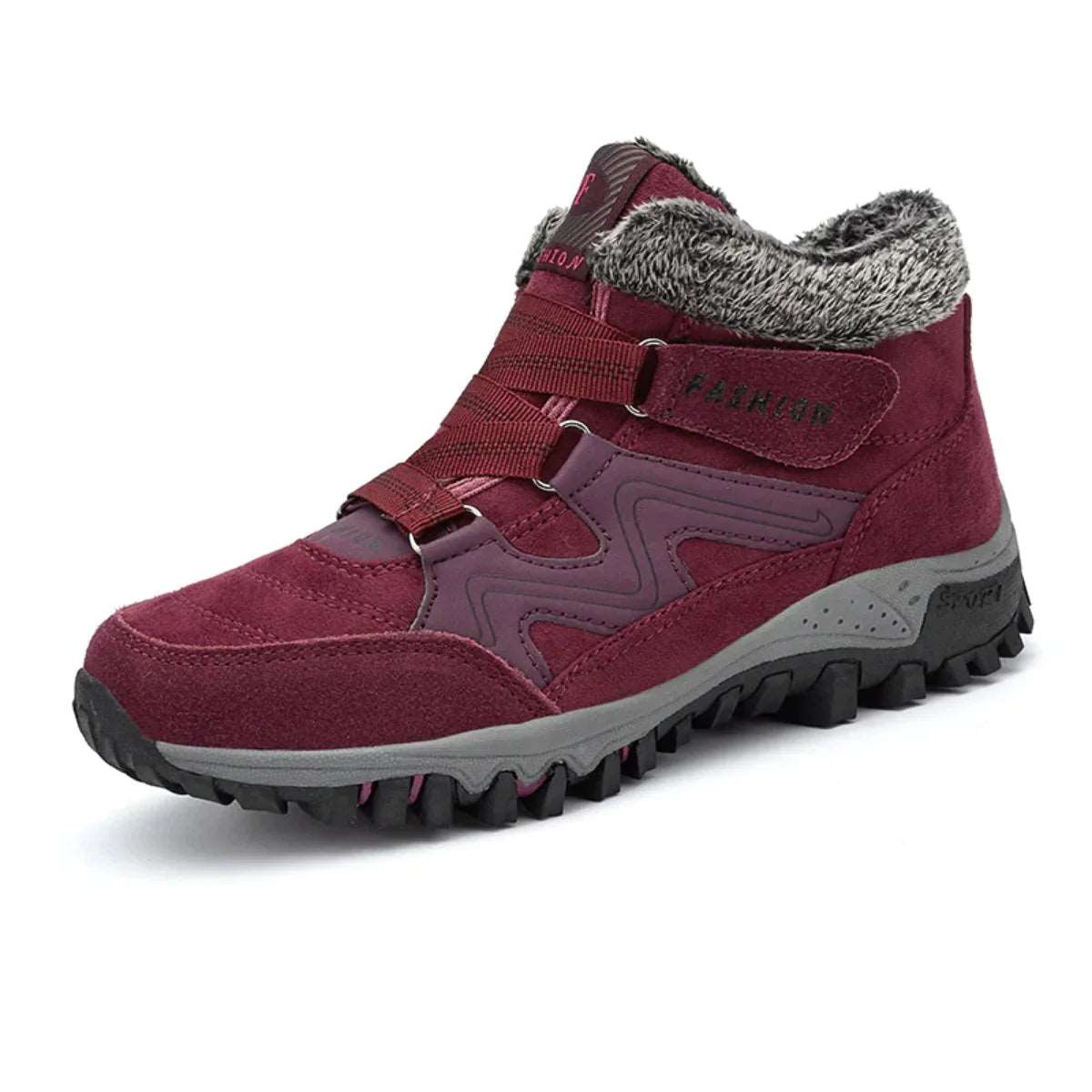 WalkSole - Rouge-rose / 34, Rouge-rose / 34 , Chaussures Orthofit Anti-Douleur d'Hiver