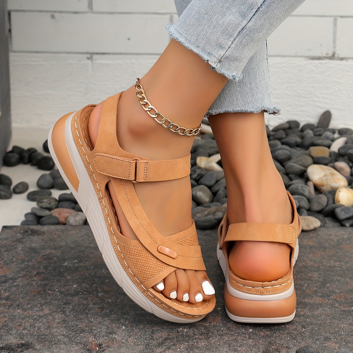 Sandalias de cuña ultraligeras BreezeLift