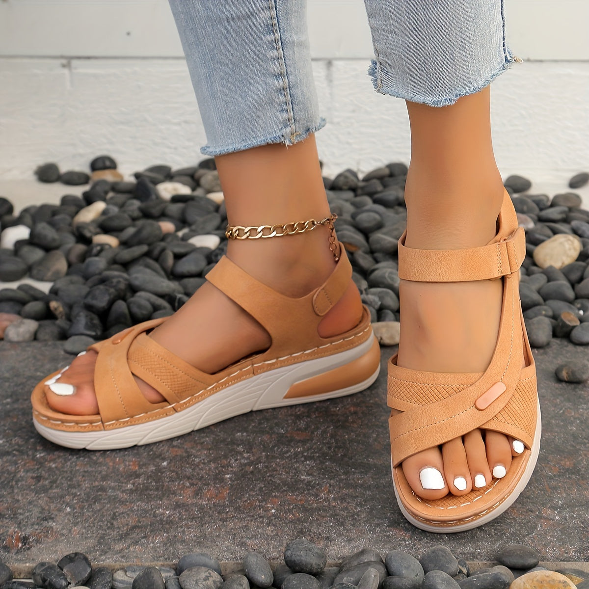 BreezeLift Ultra Light Wedge Sandals