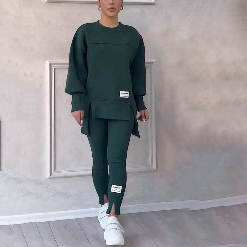 Ensemble décontracté sweat-shirt et legging pour femmes