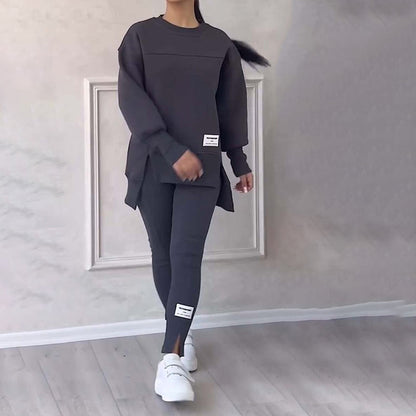 Ensemble décontracté sweat-shirt et legging pour femmes